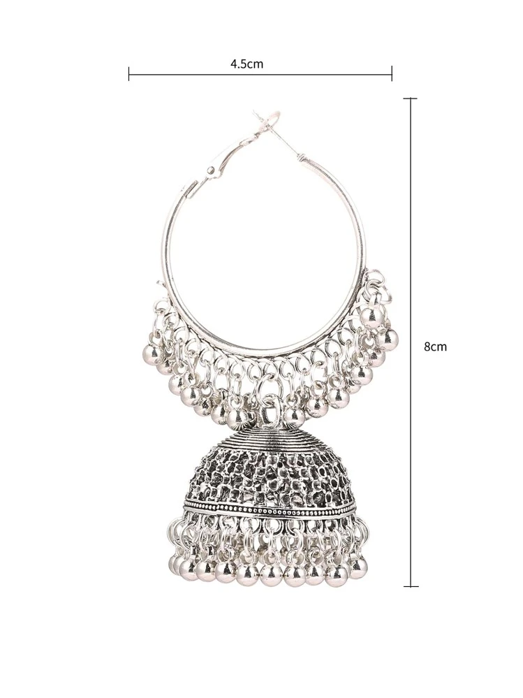 Retro Vintage Fashion Earrings detail photo 4 - Earrings at ShopKaar