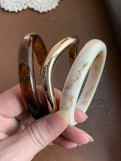 Vintage Boho Brown Bracelet Set - 3pcs main product photo - Bracelets at ShopKaar