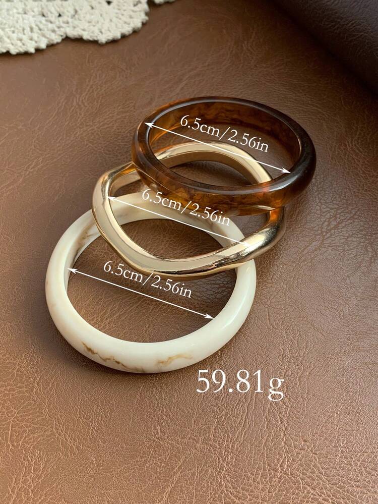 Vintage Boho Brown Bracelet Set - 3pcs detail photo 3 - Bracelets at ShopKaar