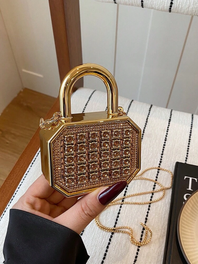 New Acrylic Mini Handbag, Fashion Clutch Purse, Personalized Lipstick Case, Celebrity Evening Bag, Crossbody Chain Bag - view 11