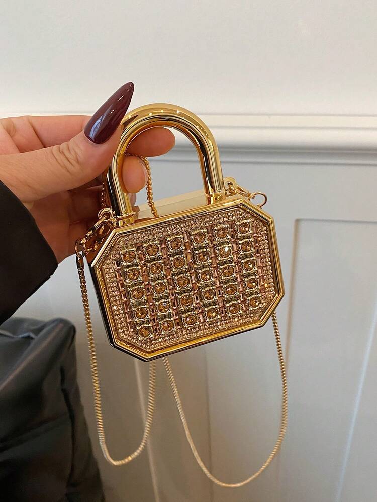 New Acrylic Mini Handbag, Fashion Clutch Purse, Personalized Lipstick Case, Celebrity Evening Bag, Crossbody Chain Bag - view 13