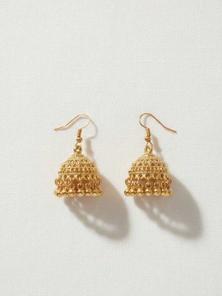 1 Pair Spring/Summer New Bohemian Luxury Tassel Drop Earrings, Fashionable & Elegant Jewelry For Women, Suitable For Daily, Party, Beach Wear - view 5
